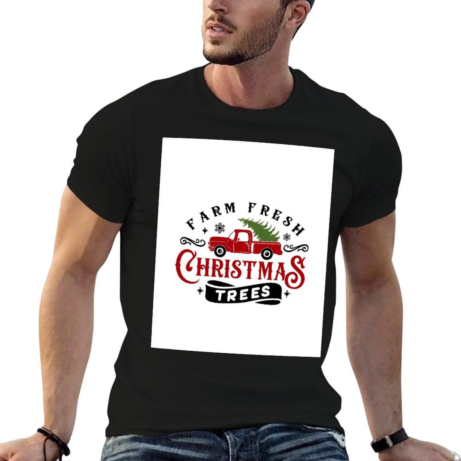 Urban Farming In China - T-shirt Farm Fresh Christmas Trees T-shirt