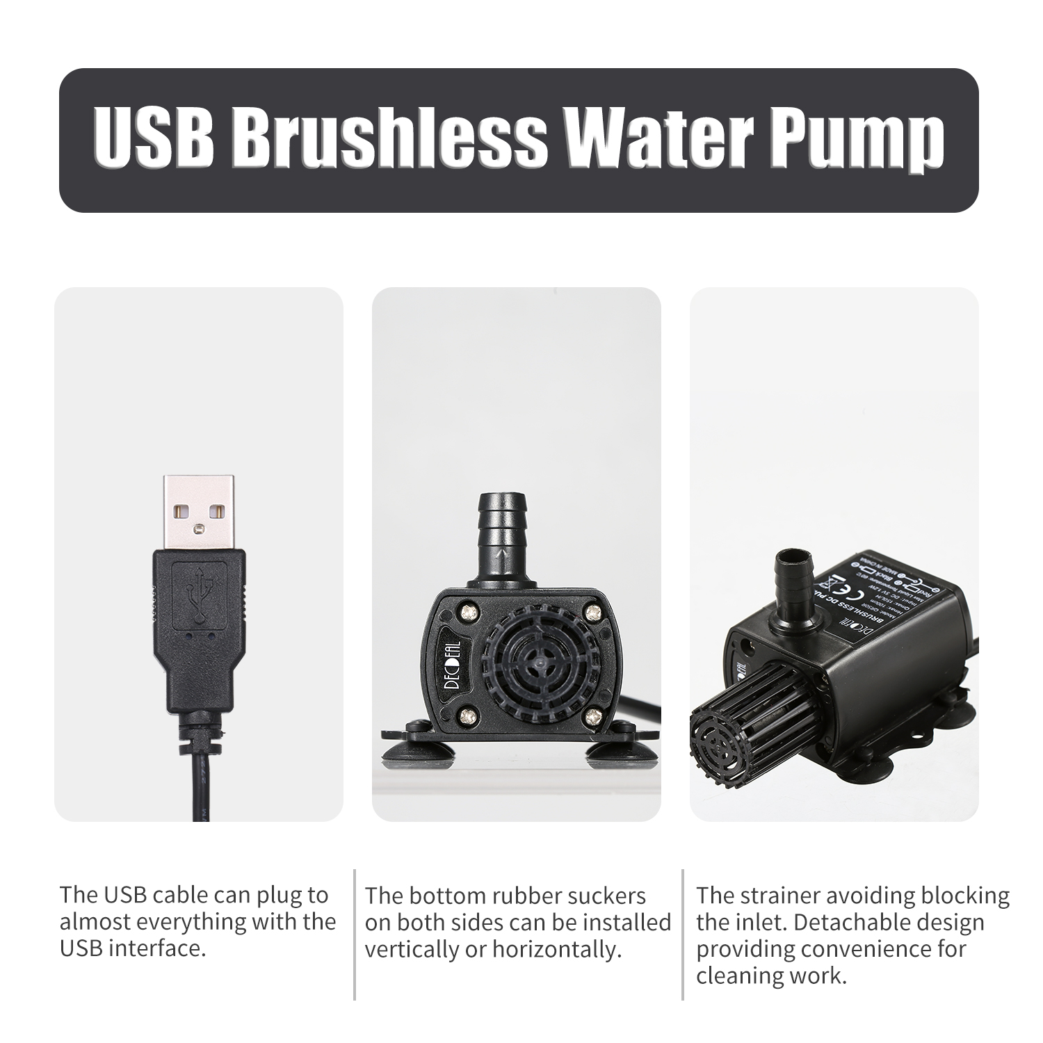 DECDEAL-Micro pompe à eau et à - Water Pump Submersible Mini avis et prix