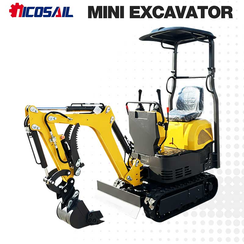Mini-excavatrice compacte 1t m - Urban Farming In China avis et prix